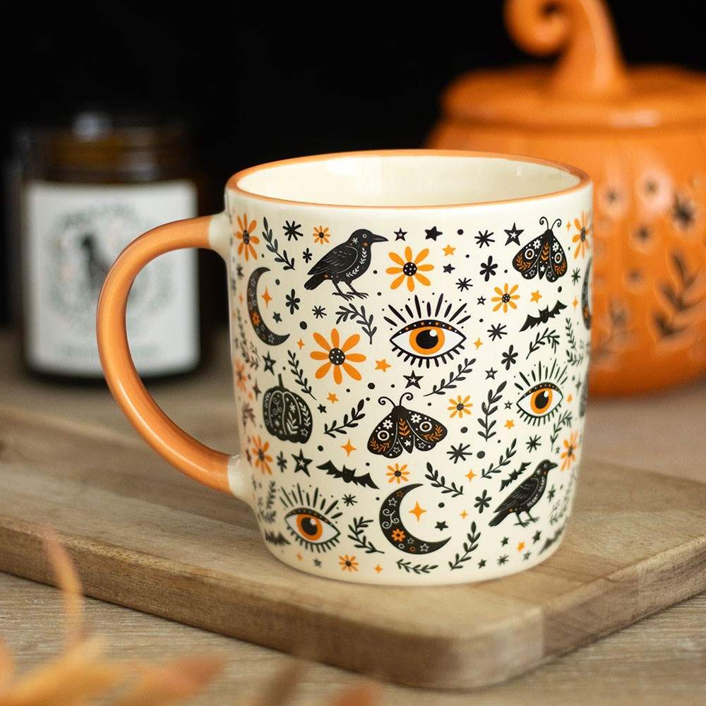 Something Different - Frightful Folk Print Mug - Multicolours